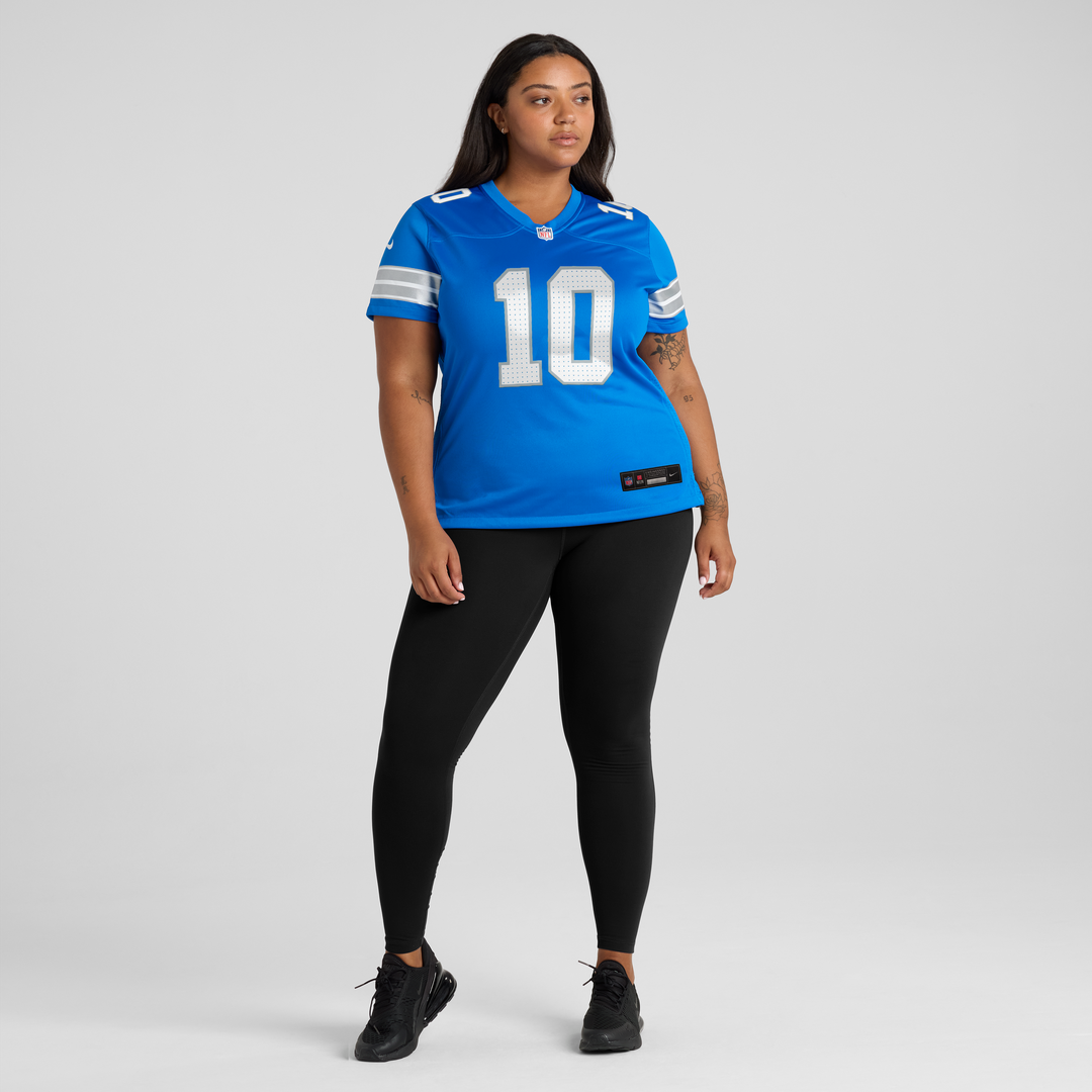 Isiah Pacheco Detroit Lions Nike Women's Team Game Official Jersey -  Blue