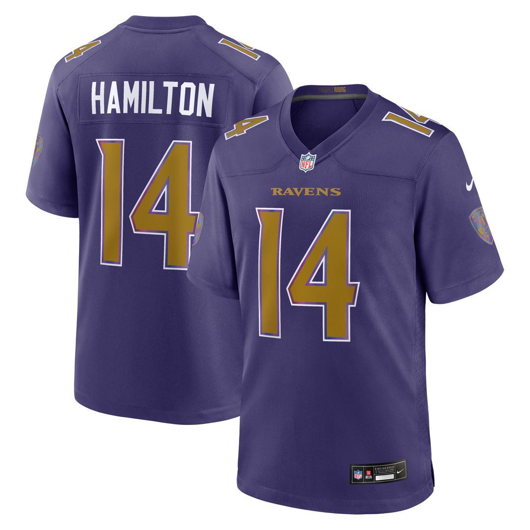 Kyle Hamilton Baltimore Ravens Nike Alternate Game Jersey - Purple