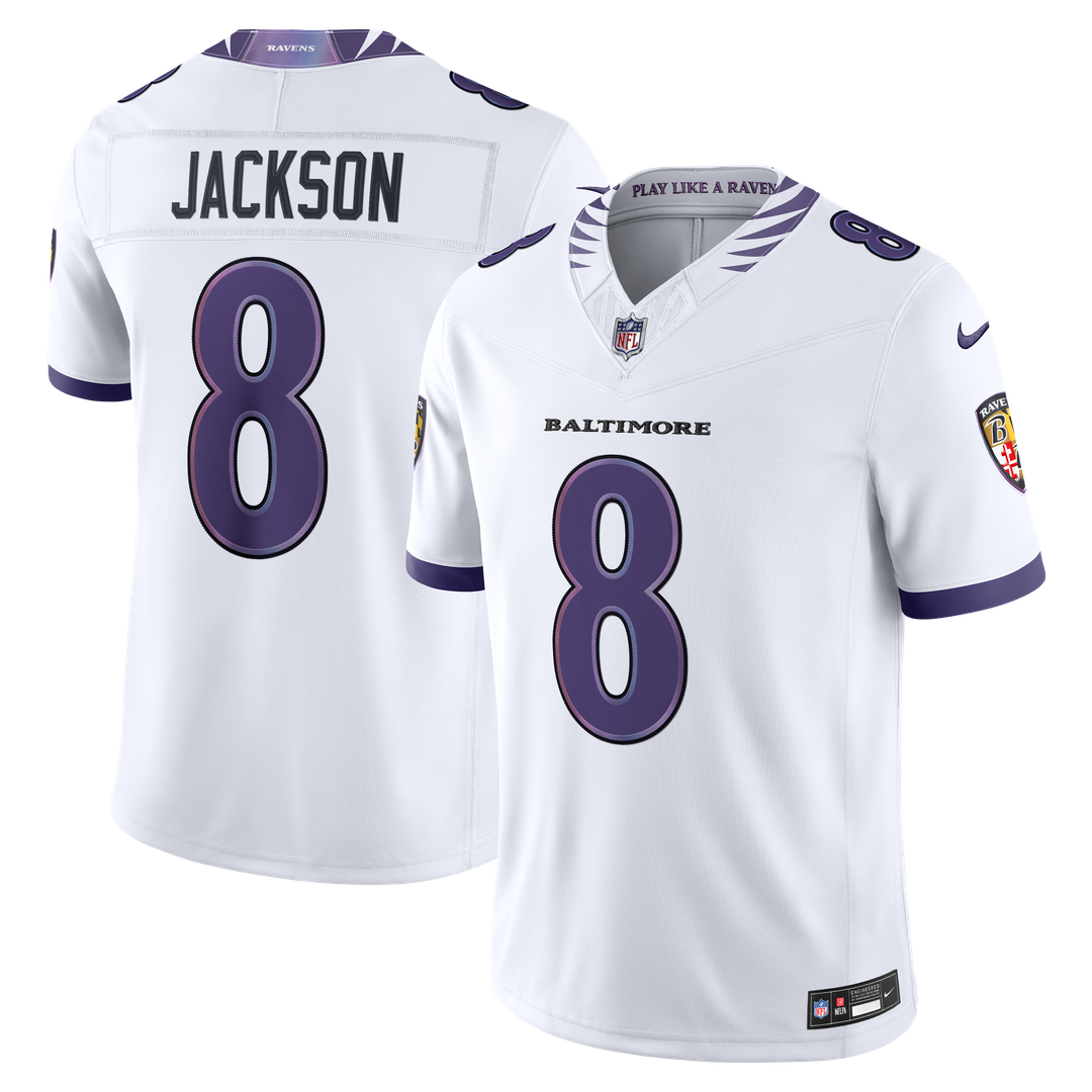 Lamar Jackson Baltimore Ravens Nike Vapor F.U.S.E. Stitched Limited Official Jersey - Purple