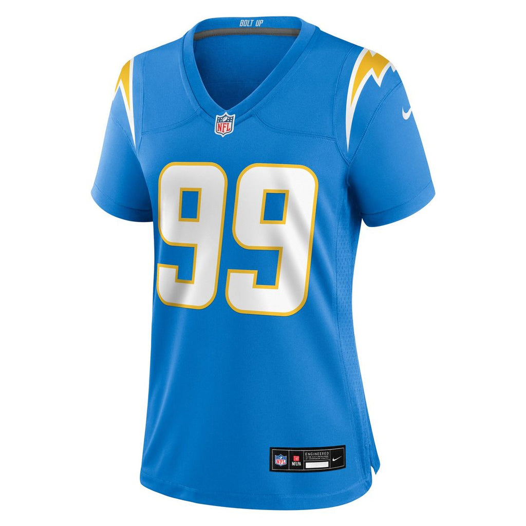 Jamaree Caldwell Los Angeles Chargers Nike Women's Team Game Jersey - Powder Blue