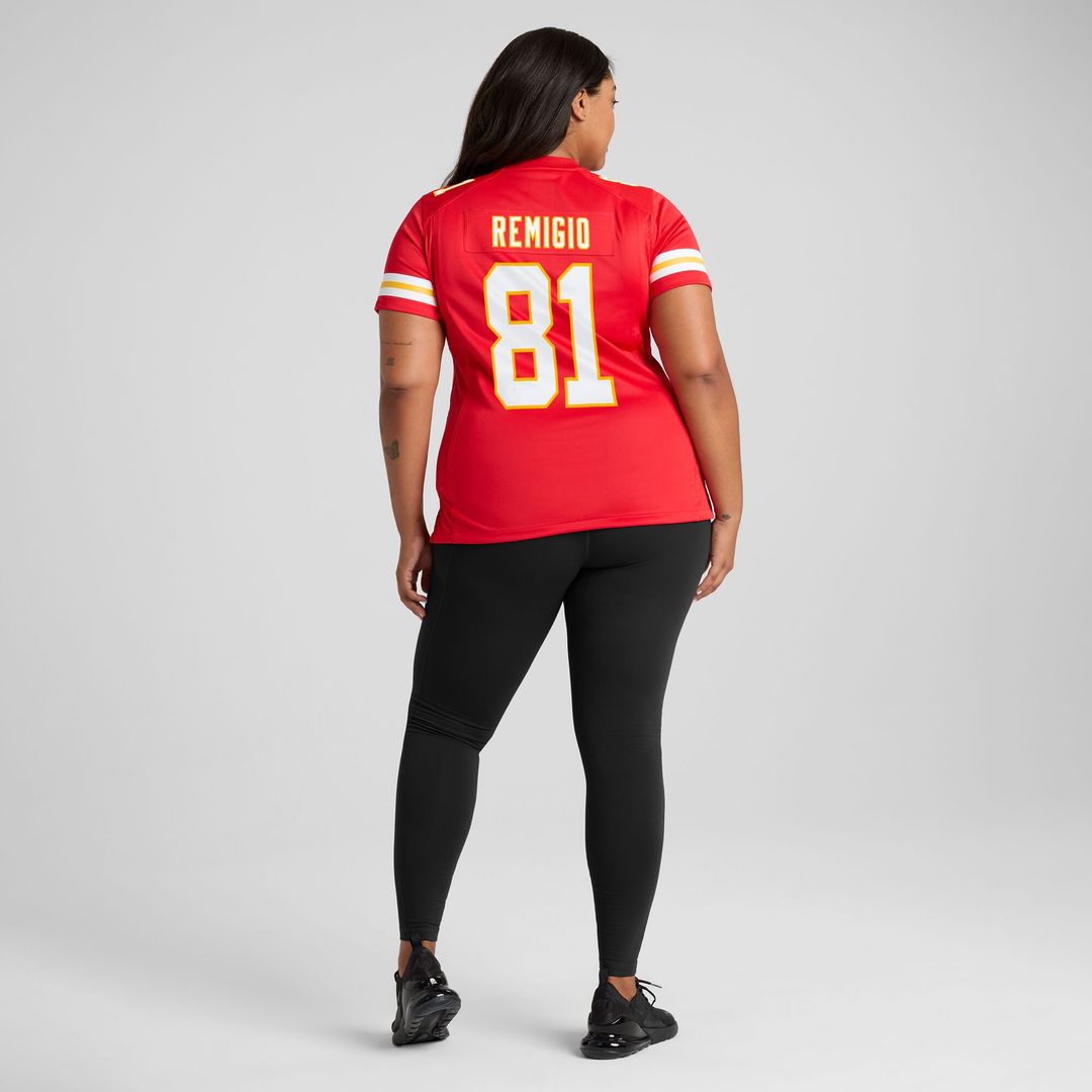 Nikko Remigio Kansas City Chiefs Nike Women's Team Game Jersey - Red