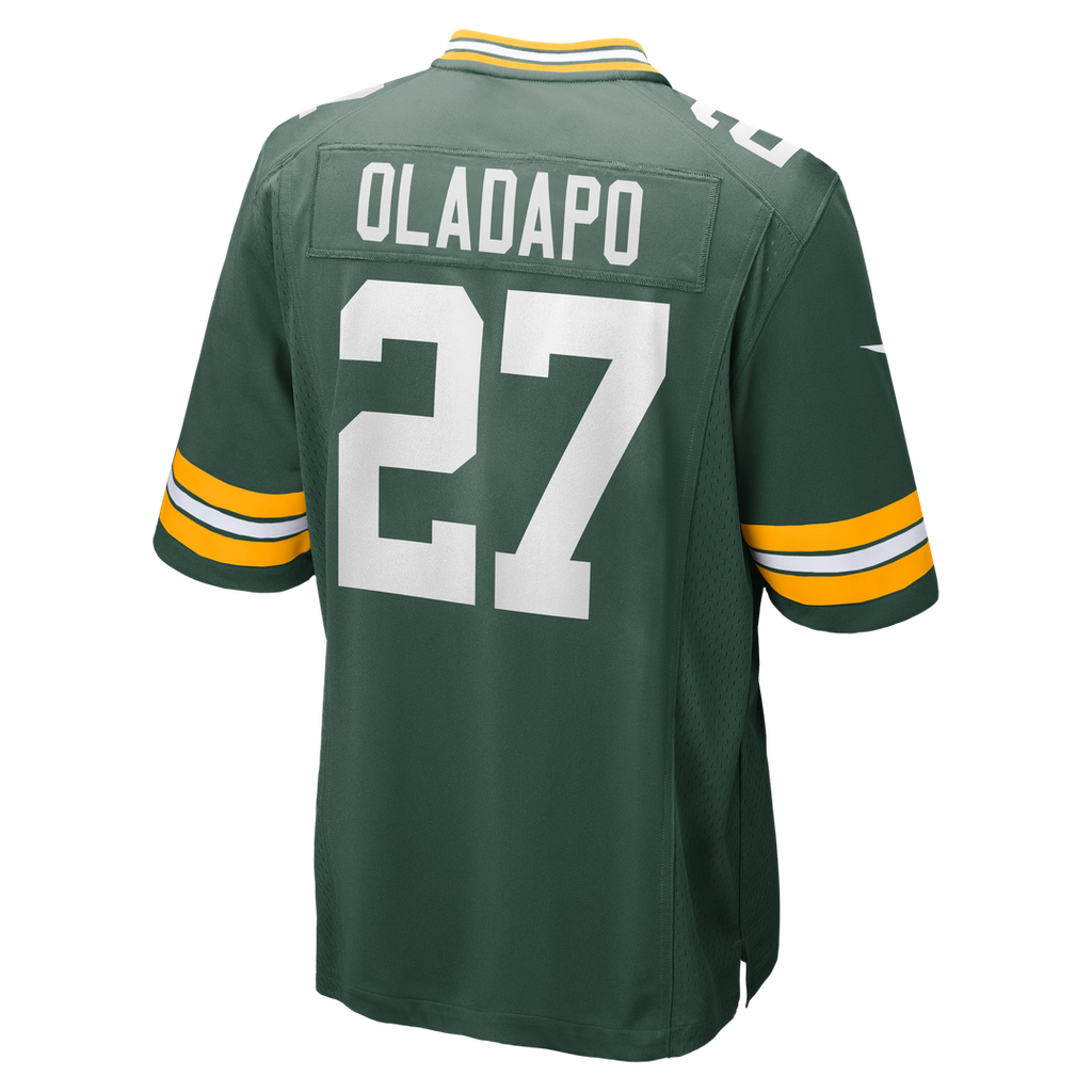 Kitan Oladapo Green Bay Packers Nike  Game Official Jersey -  Green