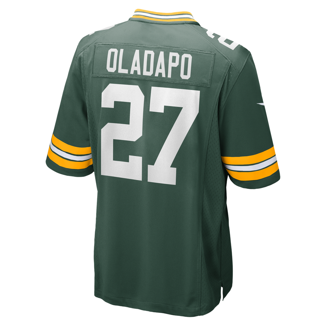 Kitan Oladapo Green Bay Packers Nike  Game Official Jersey -  Green