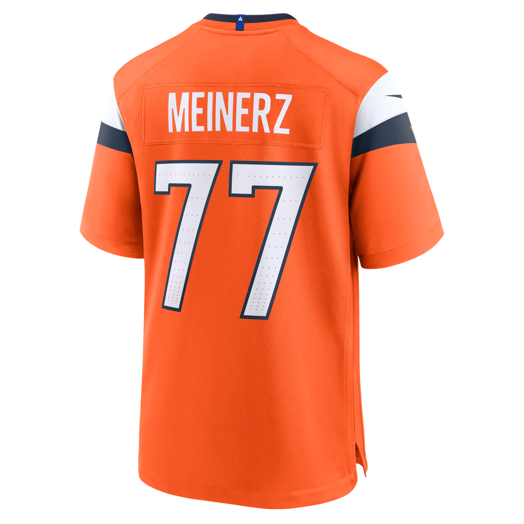 Quinn Meinerz Denver Broncos Nike Team Game Jersey - Orange