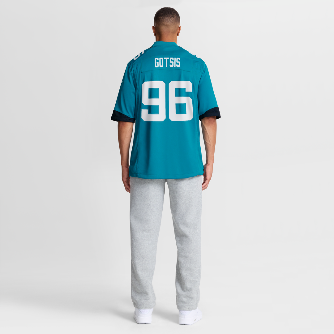 Adam Gotsis Jacksonville Jaguars Nike Game Official Jersey - Teal