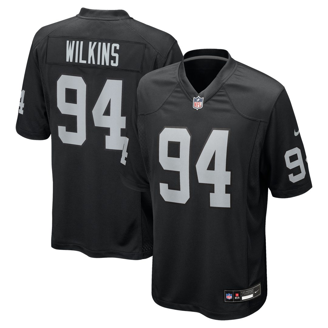 Christian Wilkins Las Vegas Raiders Nike Team Game Jersey - Black
