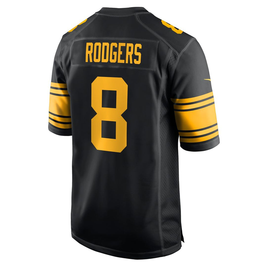 Aaron Rodgers Pittsburgh Steelers Nike Alternate Game Jersey - Black
