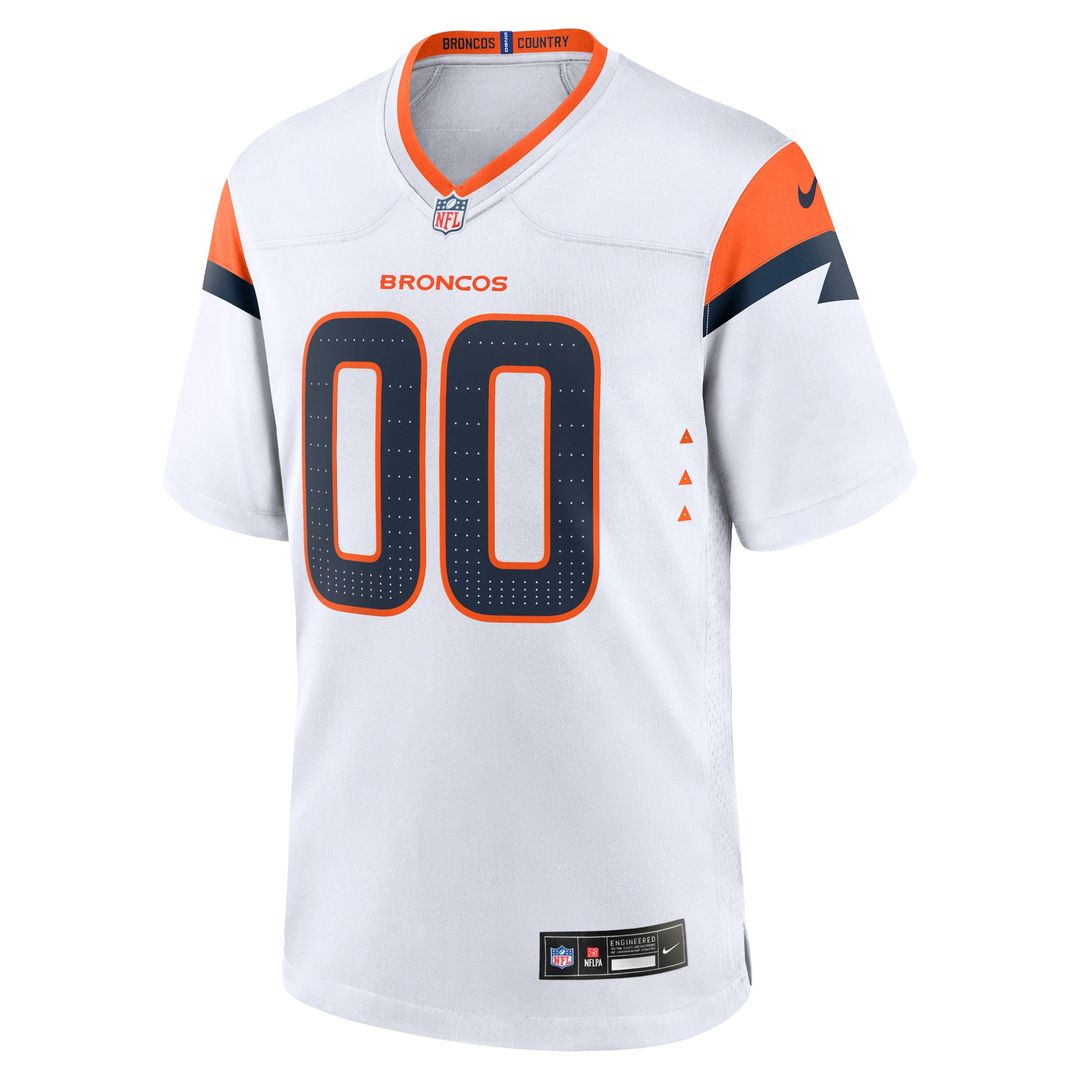 Denver Broncos Nike Team Custom Game Official Jersey - Orange
