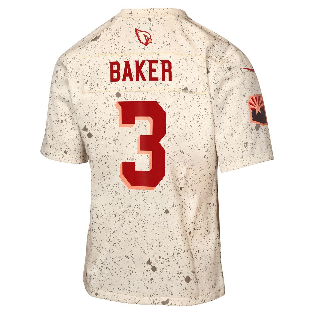 Budda Baker Arizona Cardinals Nike Youth 2025 Rivalries Collection Game Official Jersey - Natural