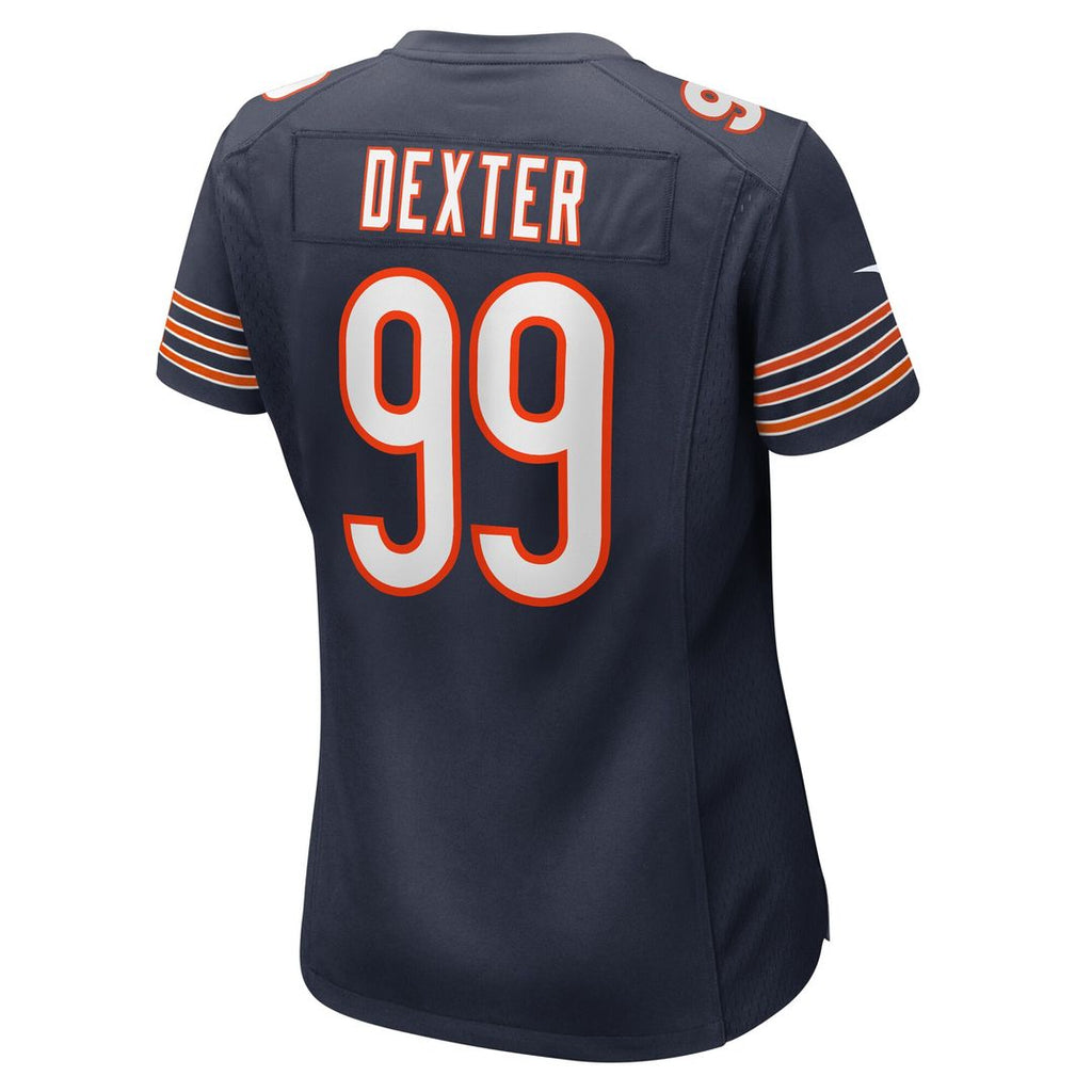 Gervon Dexter Sr Chicago Bears Nike Women's Team Game Official Jersey -  Navy
