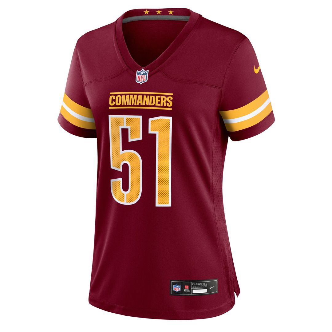 Ale Kaho Washington Commanders Nike Women's Team Game Official Jersey -  Burgundy