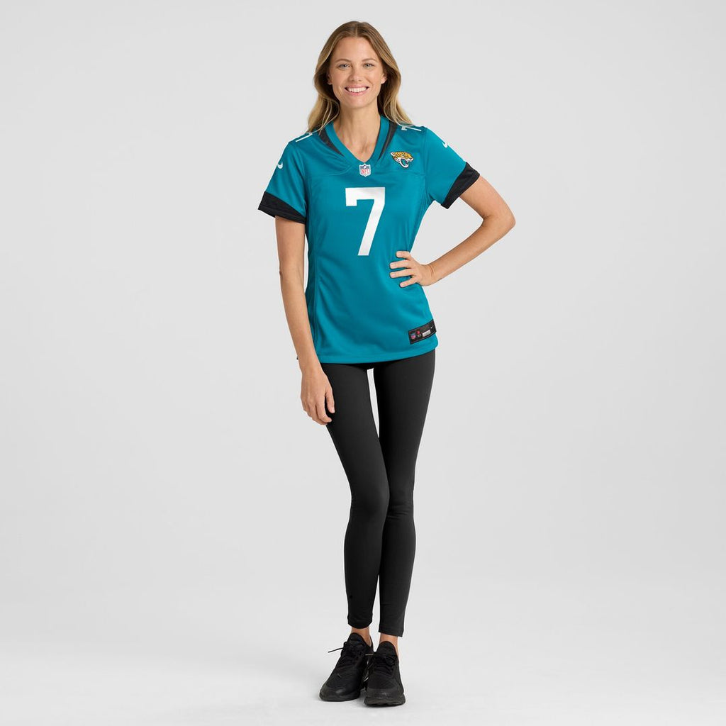 Brian Thomas Jr. Jacksonville Jaguars Nike Women's Game Jersey - Teal