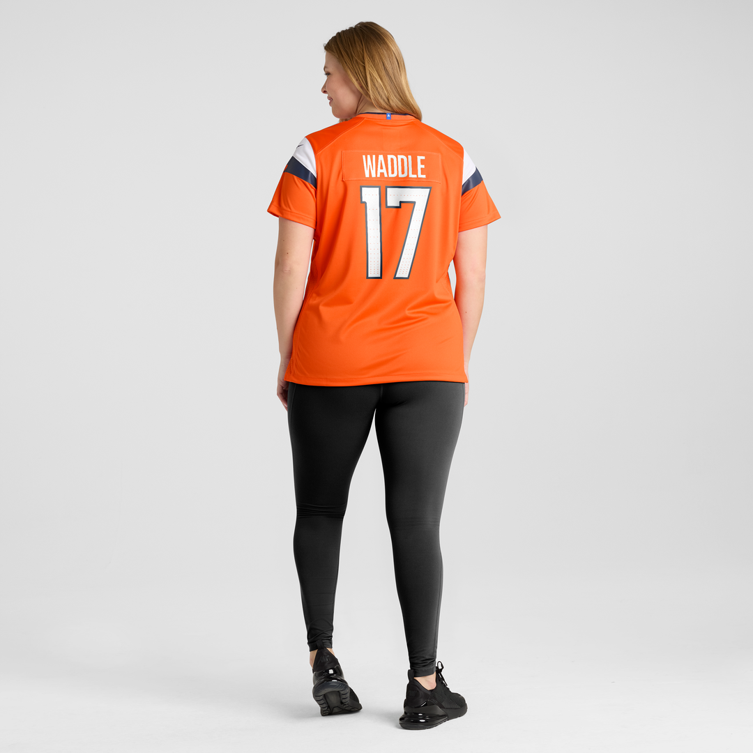 Jaylen Waddle Denver Broncos Nike Women's Game Official Jersey - Orange