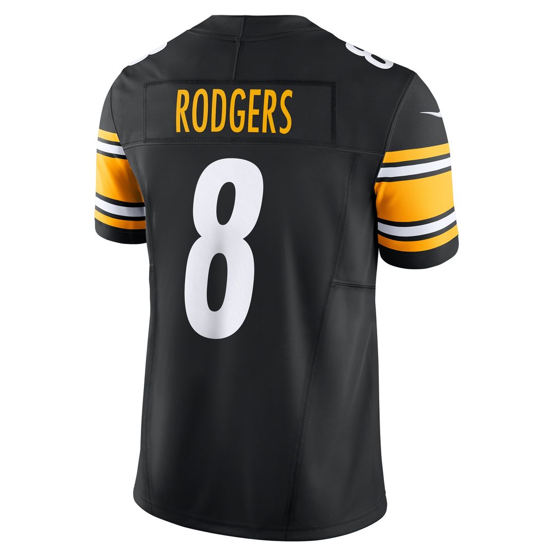 Aaron Rodgers Pittsburgh Steelers Nike Team  Vapor F.U.S.E. Limited Official Jersey - Black