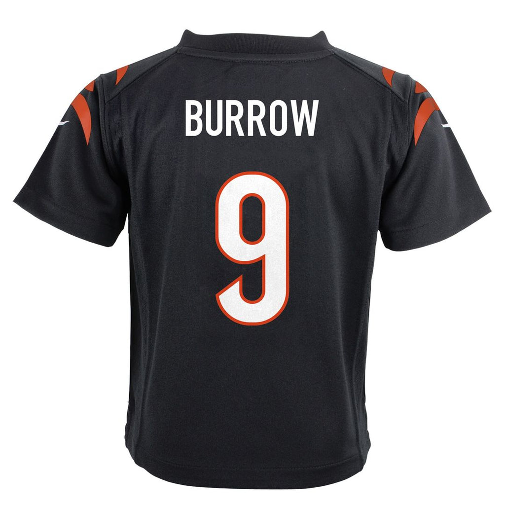 Joe Burrow Cincinnati Bengals Nike Toddler Game Official Jersey - Black