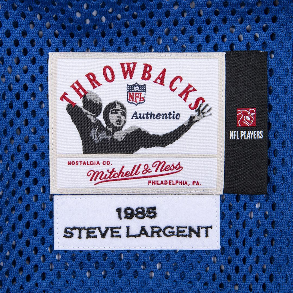 Steve Largent Seattle Seahawks 1985 Mitchell & Ness Authentic Throwback Retired Player Official Jersey - Royal