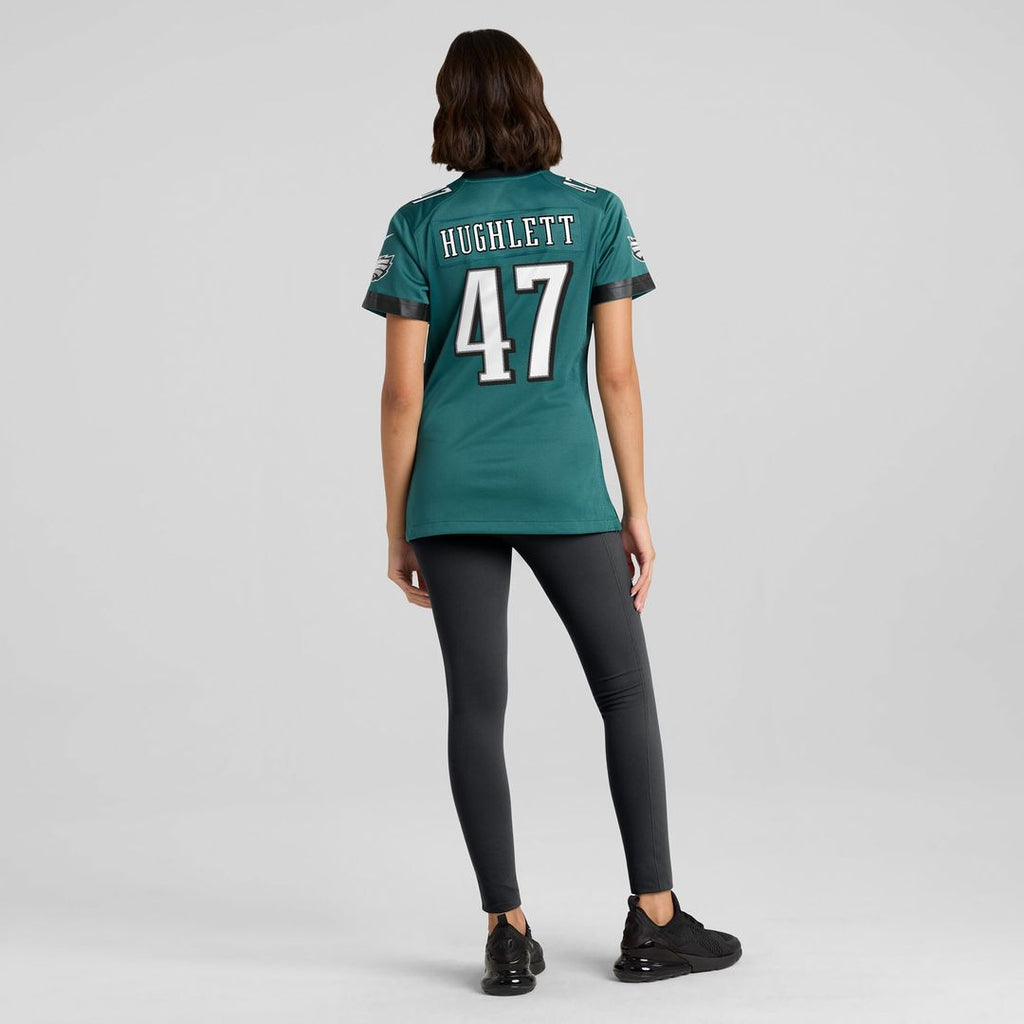 Charley Hughlett Philadelphia Eagles Nike Women's Team Game Official Jersey - Midnight Green