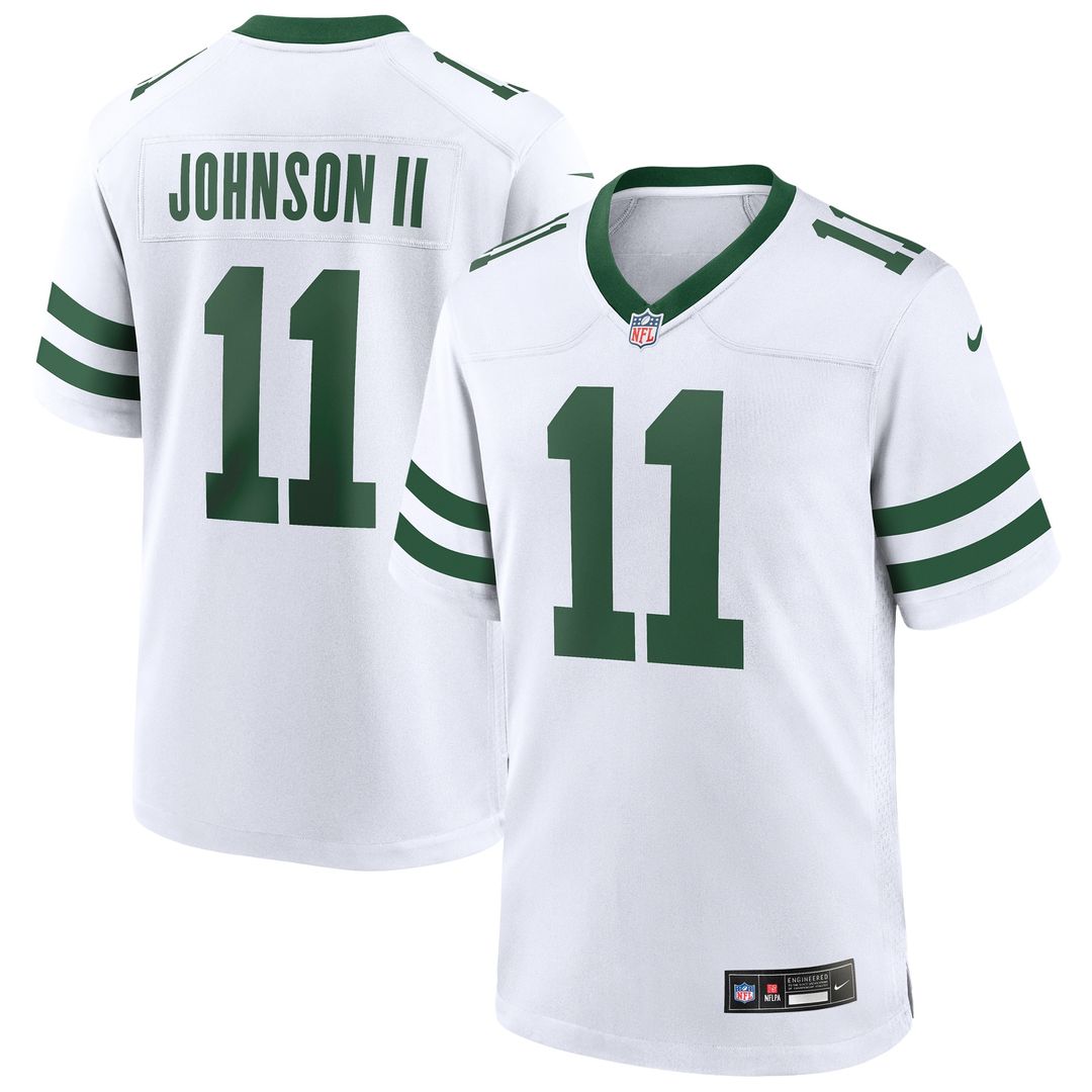 Jermaine Johnson II New York Jets Nike Game Official Jersey - Legacy White