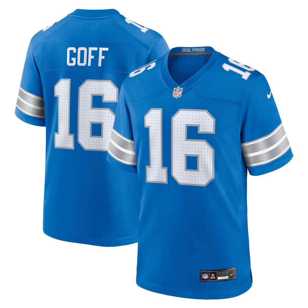 Jared Goff Detroit Lions Nike Game Jersey - White