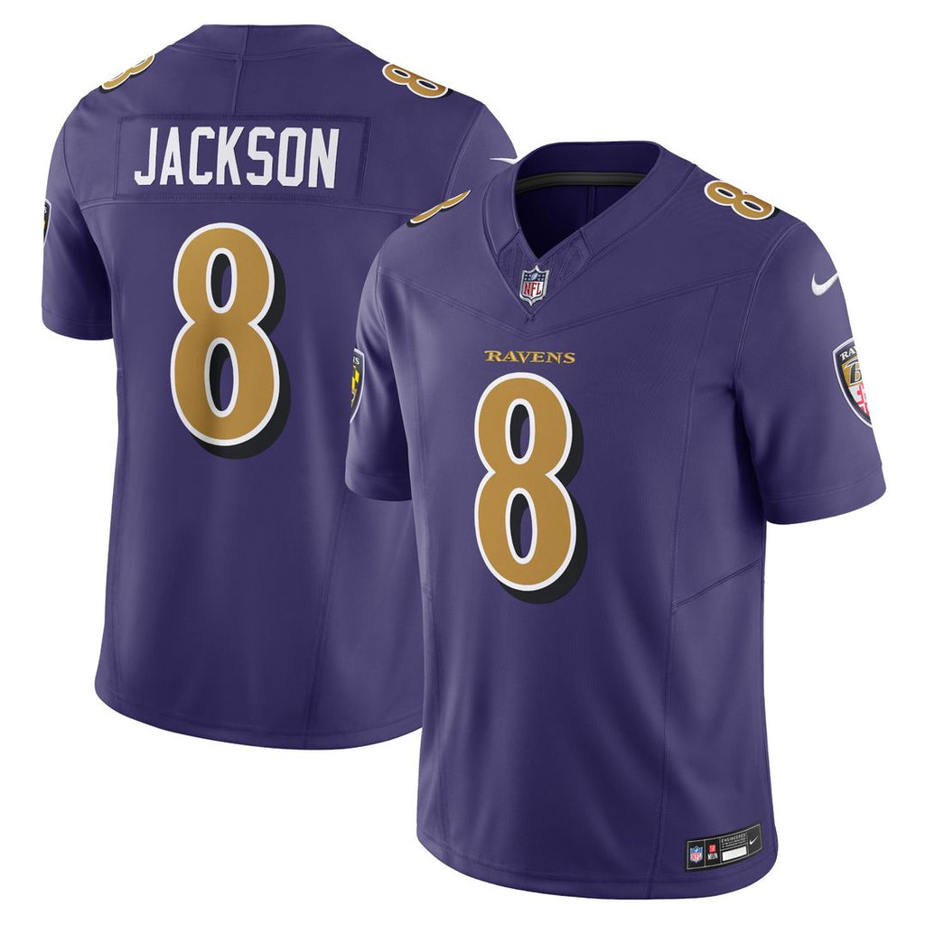Lamar Jackson Baltimore Ravens Nike Vapor F.U.S.E. Limited Official Jersey - Purple