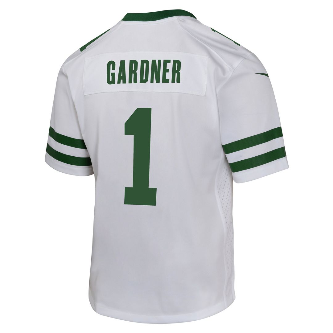 Ahmad Sauce Gardner New York Jets Nike Youth Game Official Jersey - White