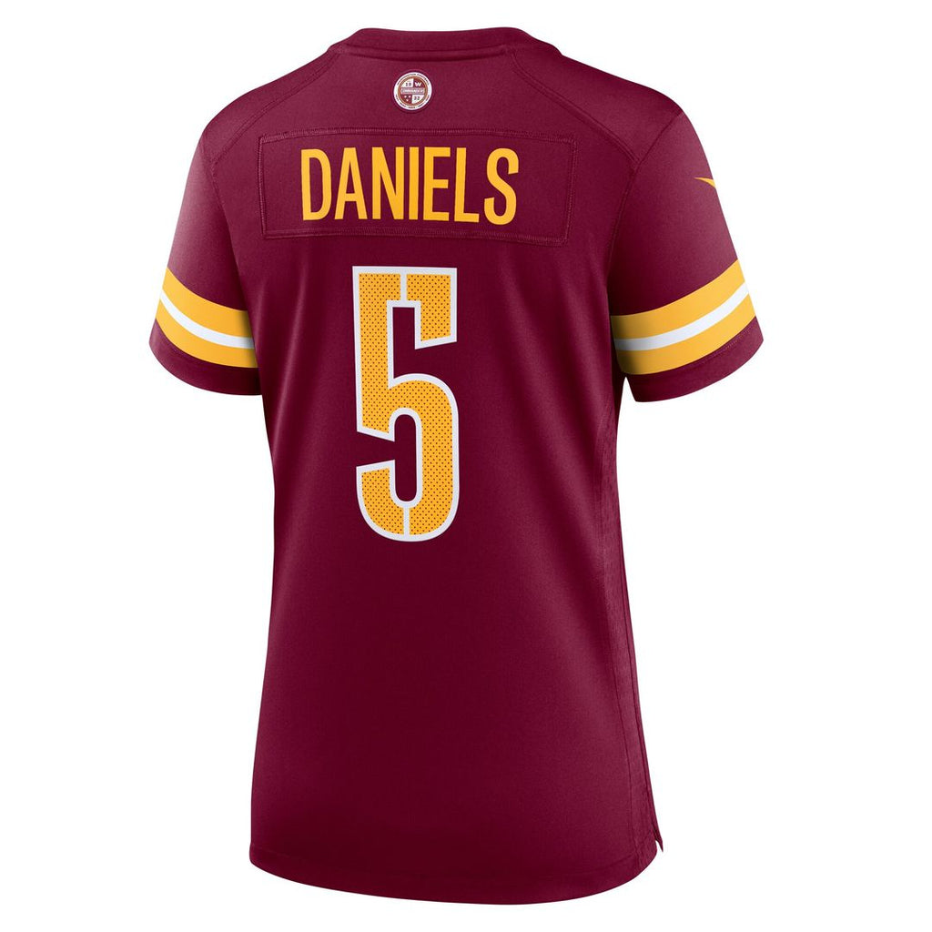 Jayden Daniels Washington Commanders Nike Women's  Player Game Official Jersey - Burgundy
