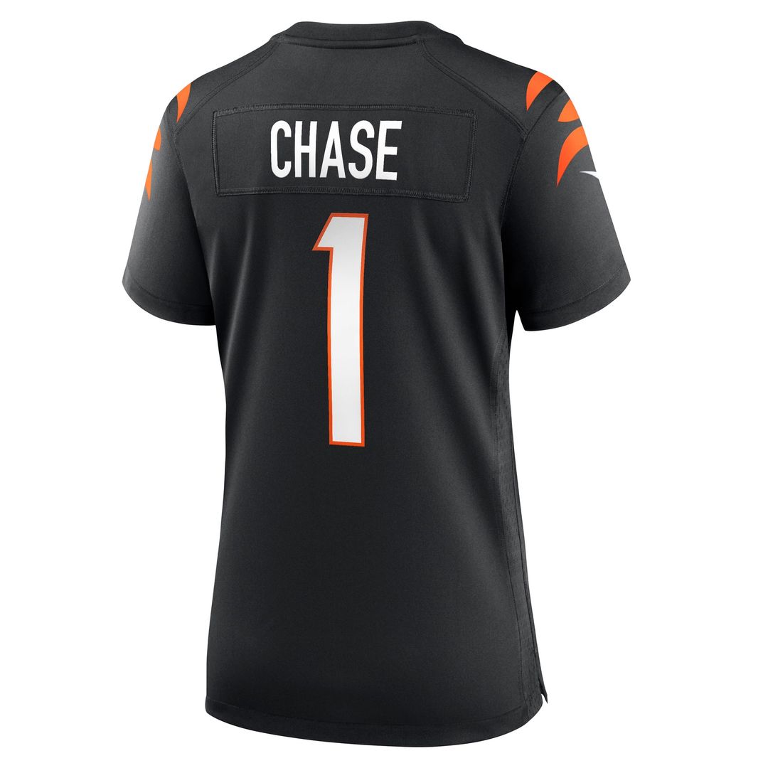 Ja'Marr Chase Cincinnati Bengals Nike Women's Game Official Jersey - Black