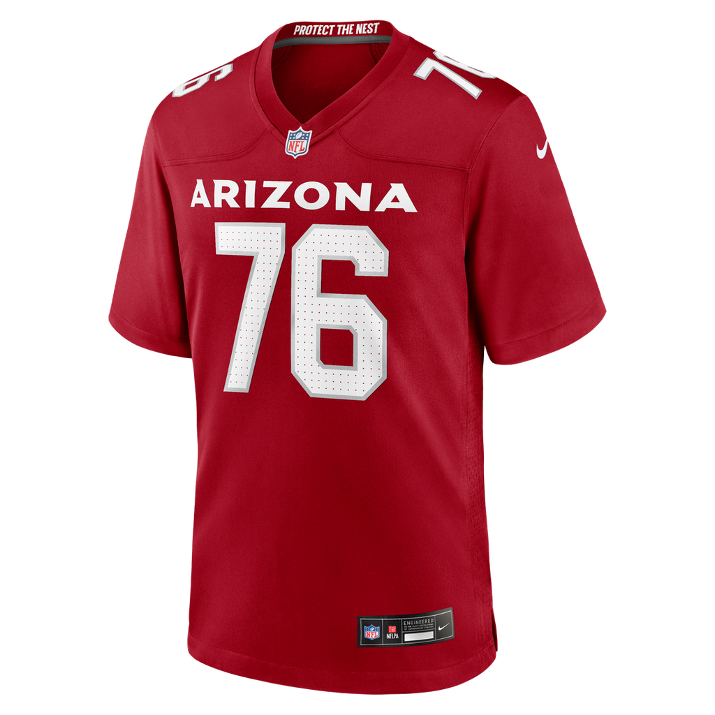 Will Hernandez Arizona Cardinals Nike Team Game Jersey - Cardinal