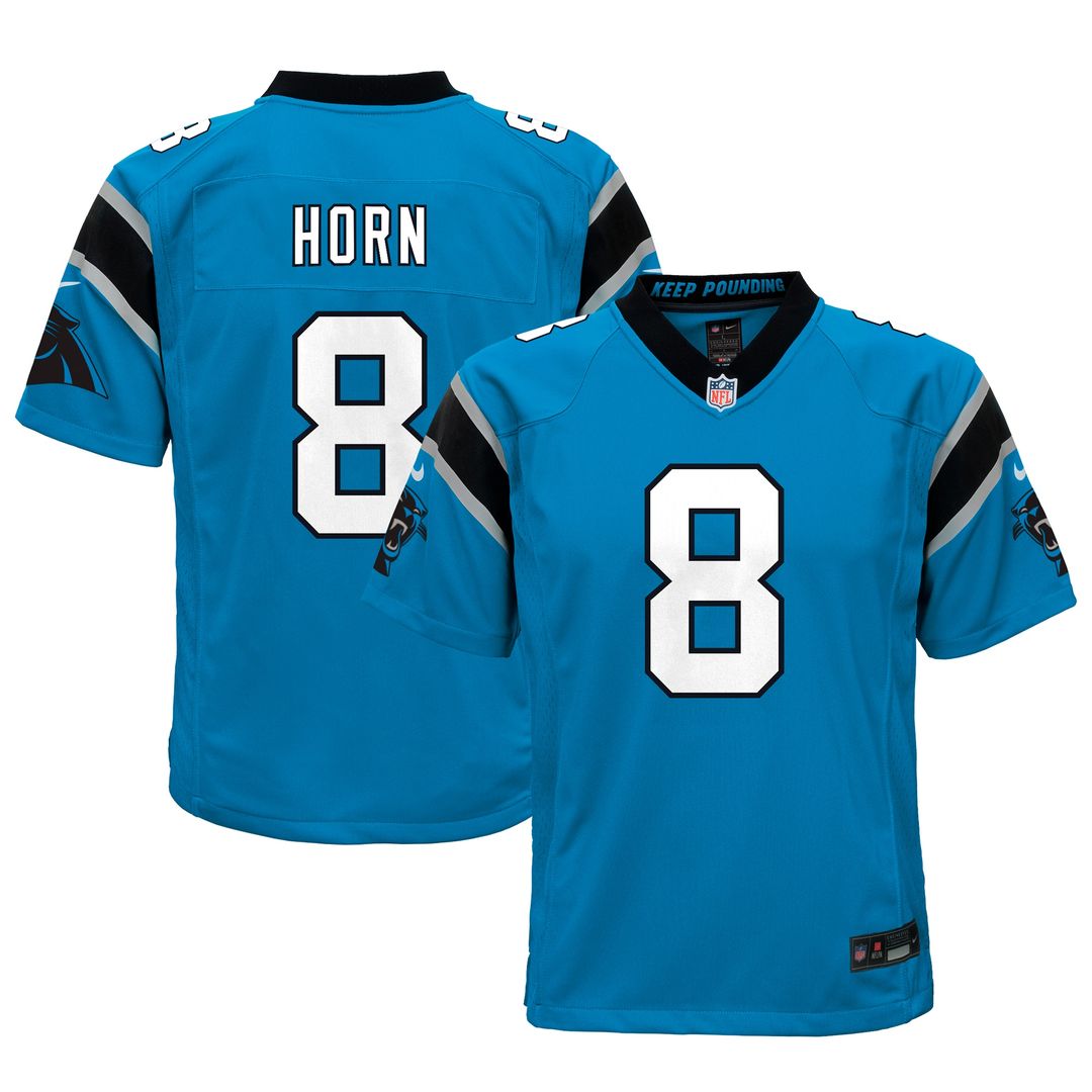 Jaycee Horn Carolina Panthers Nike Youth Game Official Jersey - Black