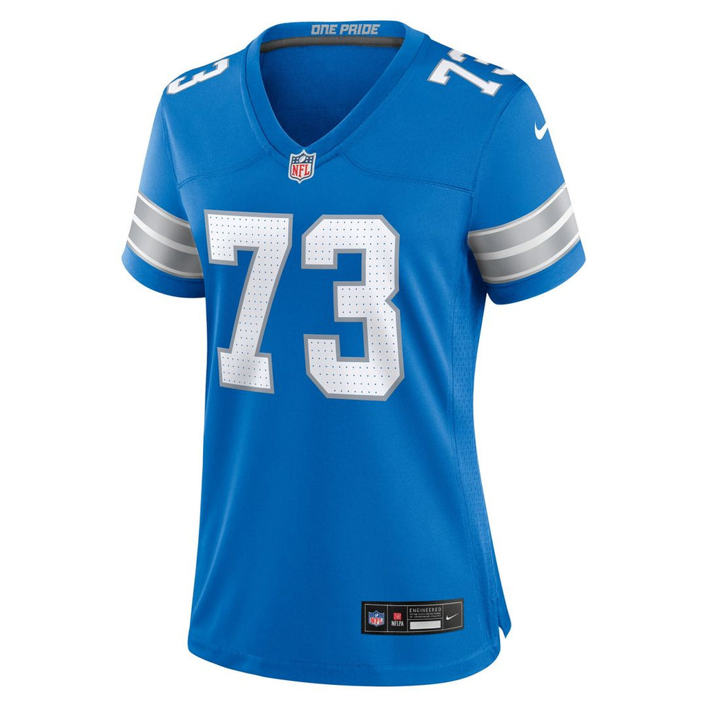 Christian Mahogany Detroit Lions Nike Women's Team Game Jersey - Blue