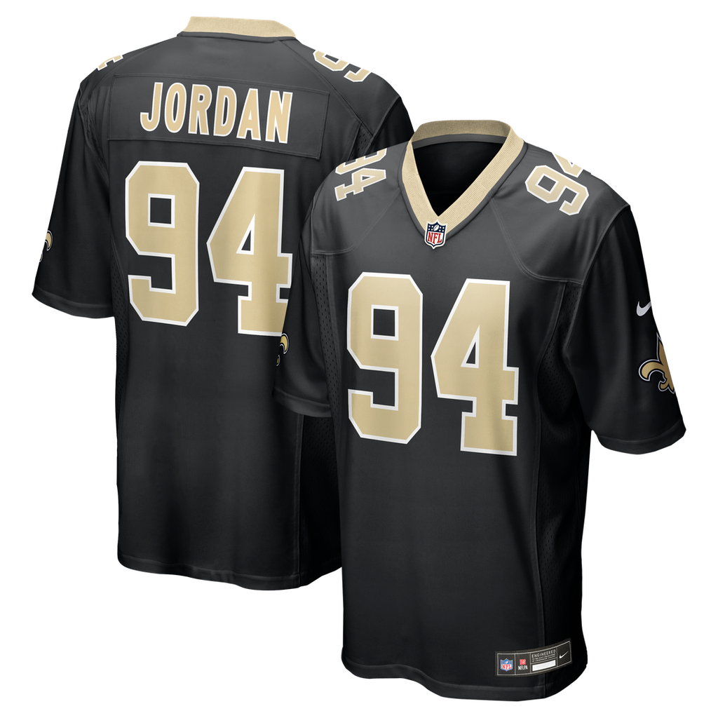 Cameron Jordan New Orleans Saints Nike Game Official Jersey - Black