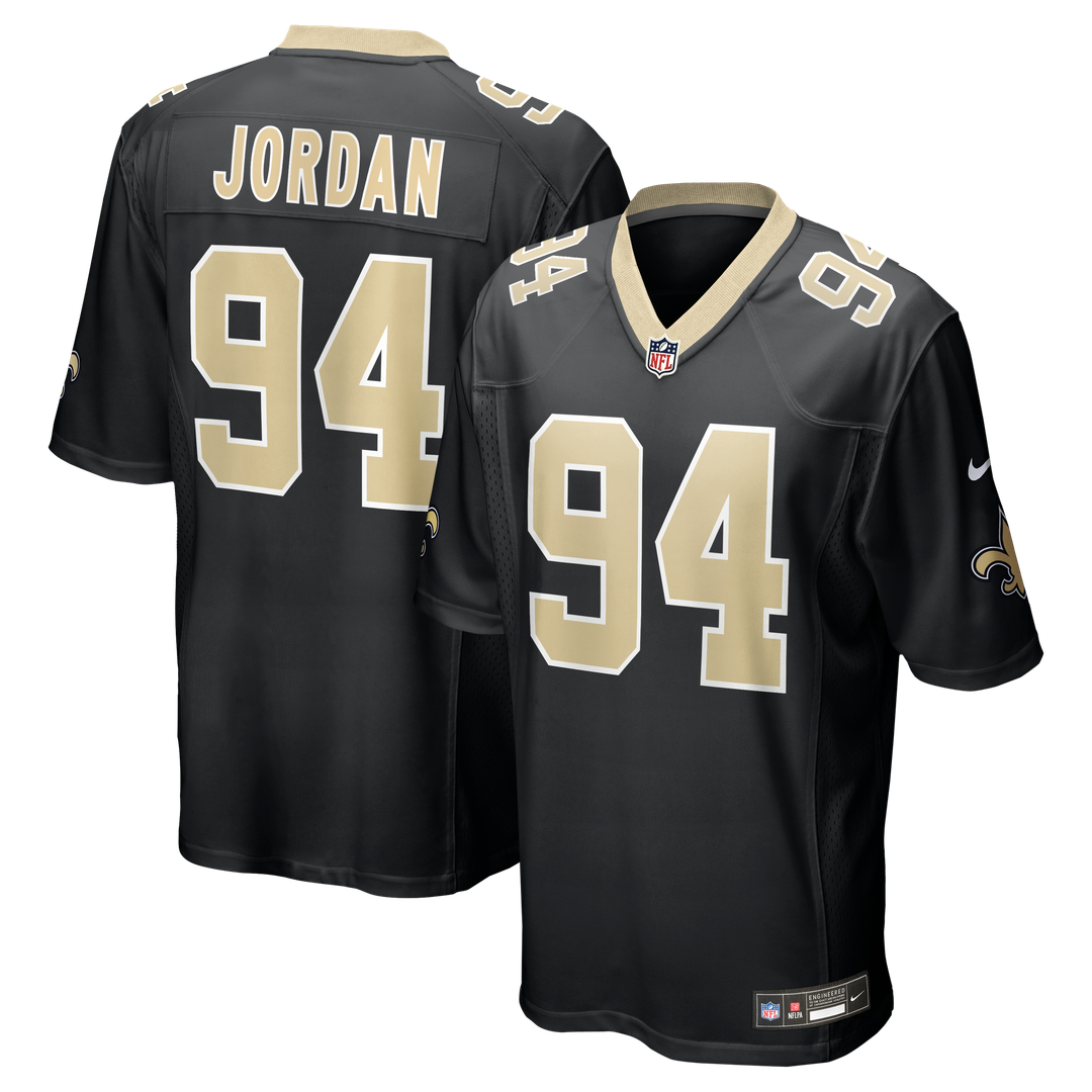 Cameron Jordan New Orleans Saints Nike Game Official Jersey - Black