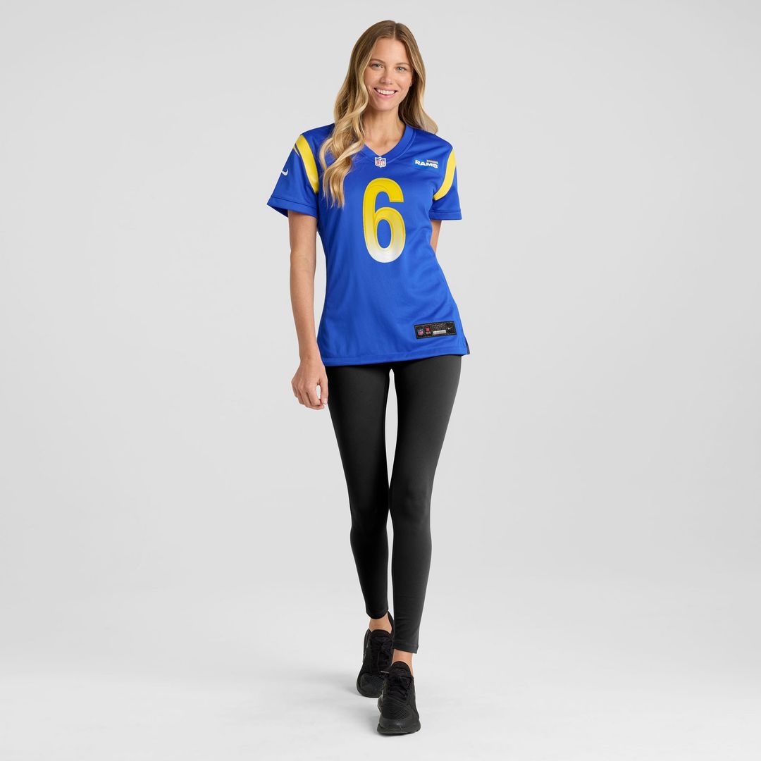 Nick Hampton Los Angeles Rams Nike Women's Team Game Jersey - Royal