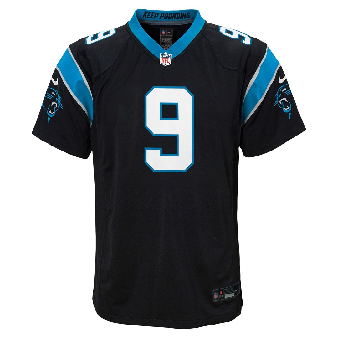 Bryce Young Carolina Panthers Nike Youth Game Official Jersey - Black