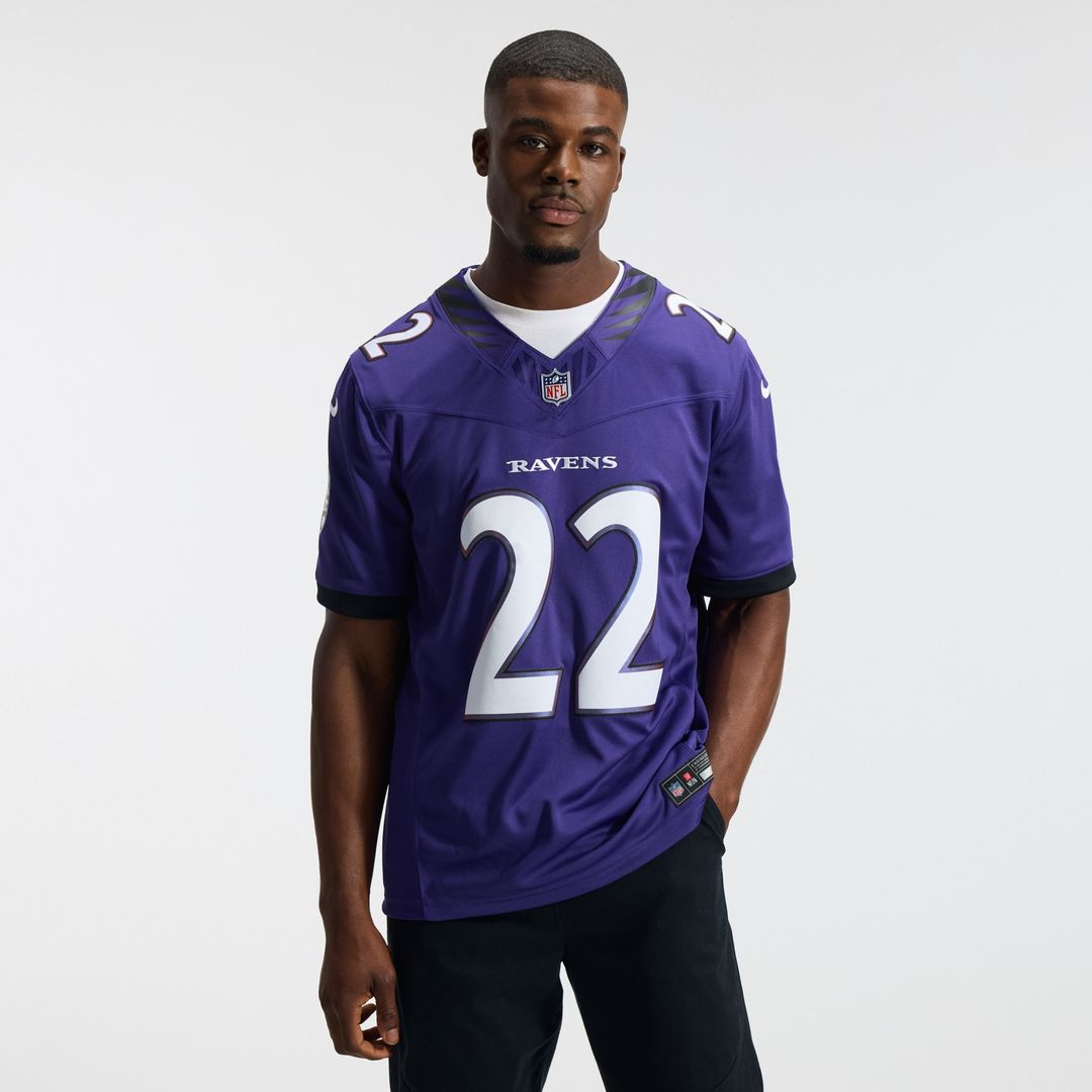 Derrick Henry Baltimore Ravens Nike Vapor F.U.S.E. Stitched Limited Official Jersey - White