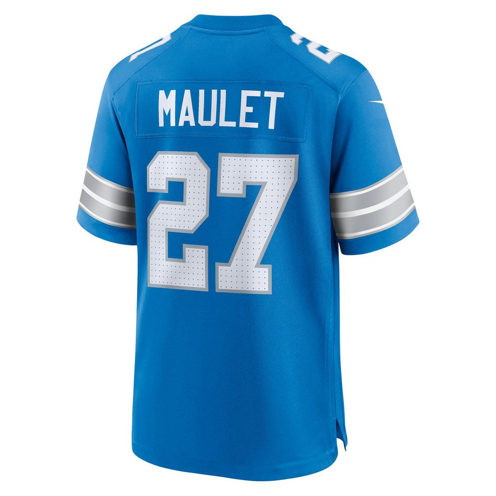 Arthur Maulet Detroit Lions Nike Team Game Jersey - Blue