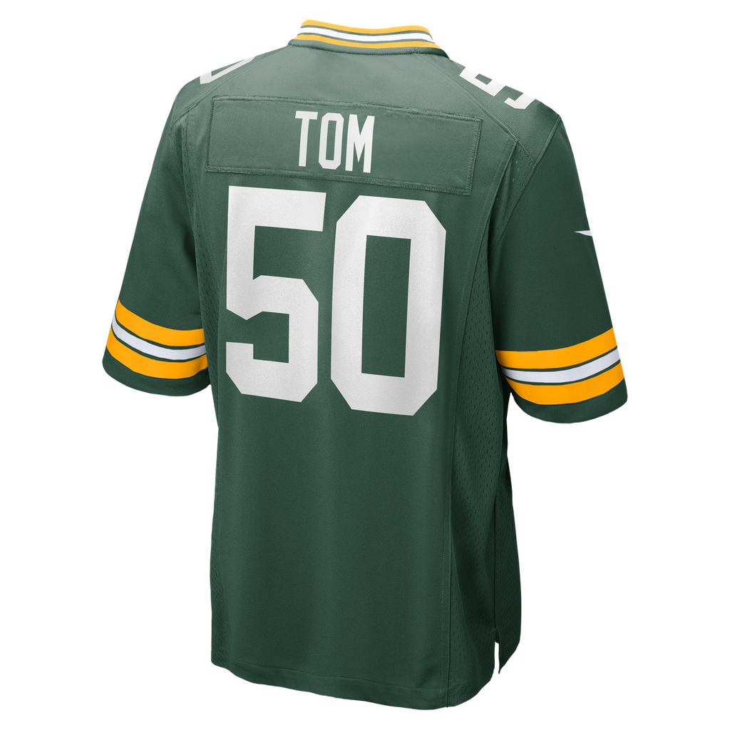 Zach Tom Green Bay Packers Nike Game Player Official Jersey - Green