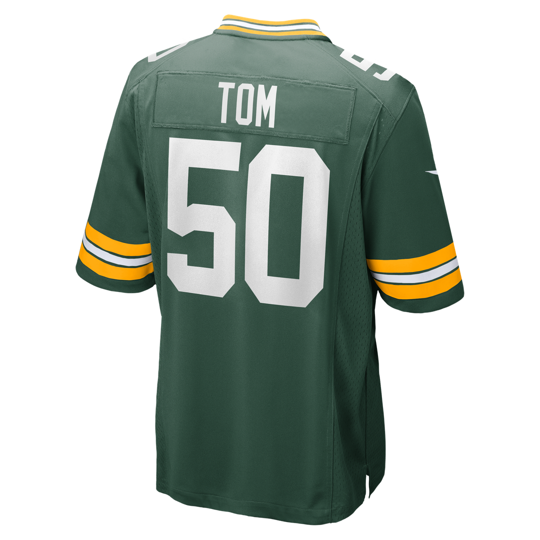 Zach Tom Green Bay Packers Nike Game Player Official Jersey - Green