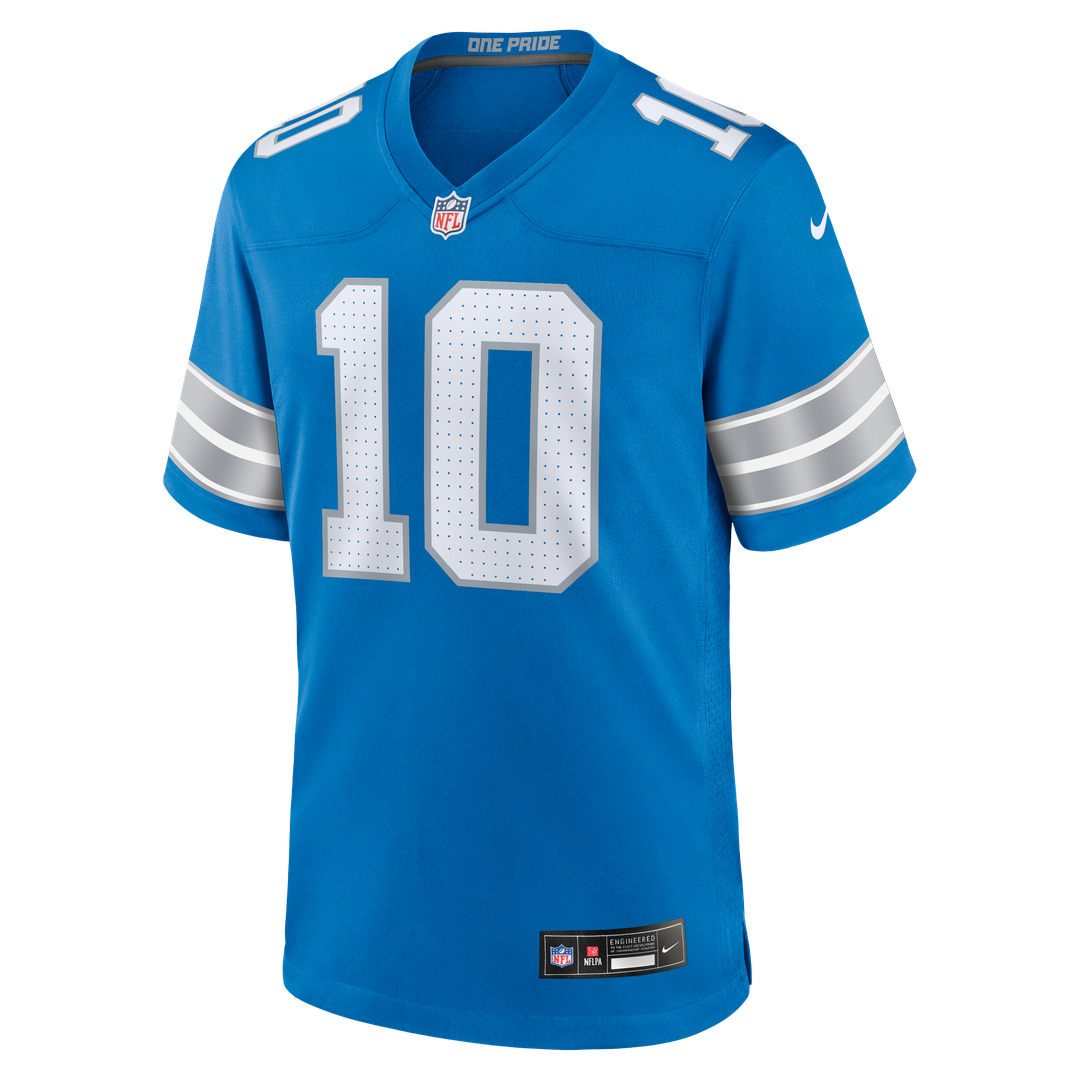 Isiah Pacheco Detroit Lions Nike Team Game Official Jersey -  Blue