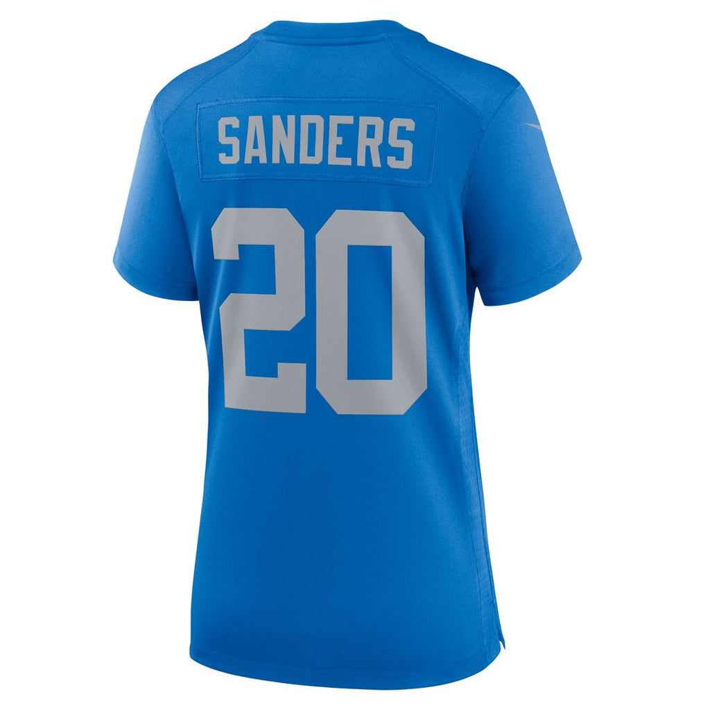 Barry Sanders Detroit Lions Nike Women's Alternate Game Official Jersey - Blue