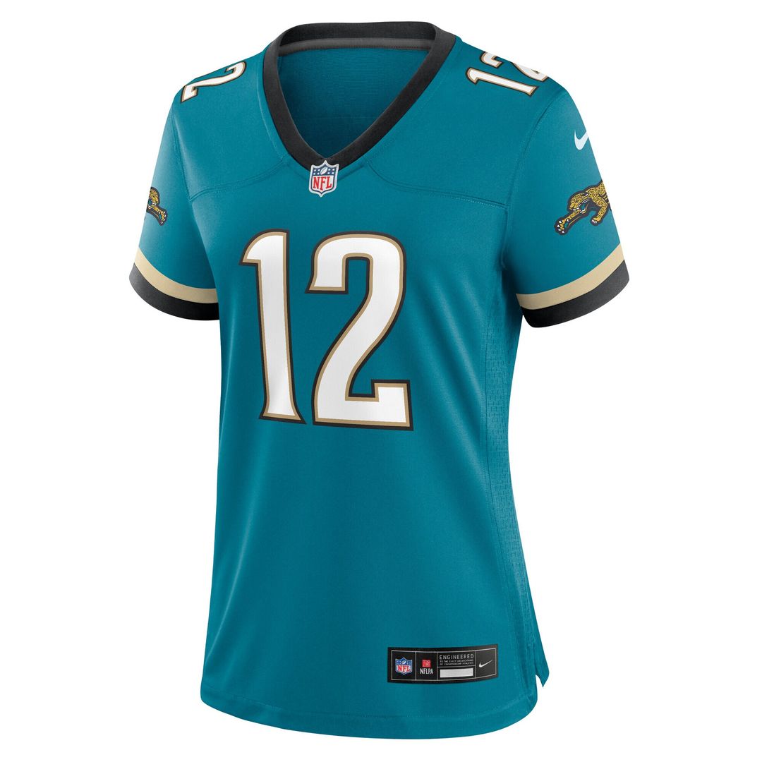 Travis Hunter Jacksonville Jaguars Nike Women's Alternate 2 Prowler Throwback Game Jersey - Teal