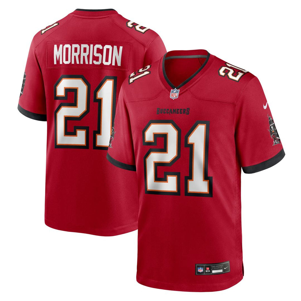 Benjamin Morrison Tampa Bay Buccaneers Nike Team Game Official Jersey -  Red
