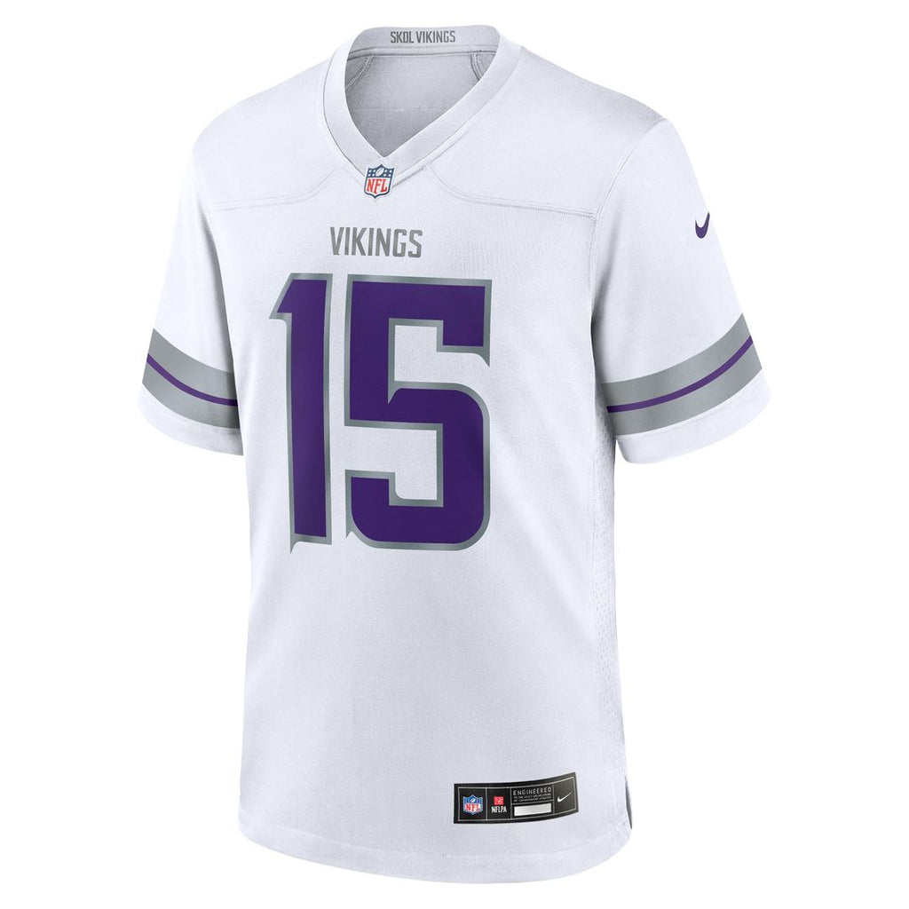 Dallas Turner Minnesota Vikings Nike Game Jersey - Purple