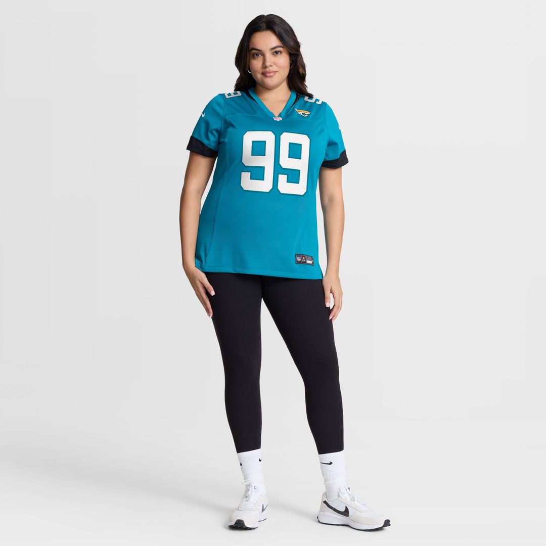 Ruke Orhorhoro Jacksonville Jaguars Nike Women's Team Game Official Jersey -  Teal