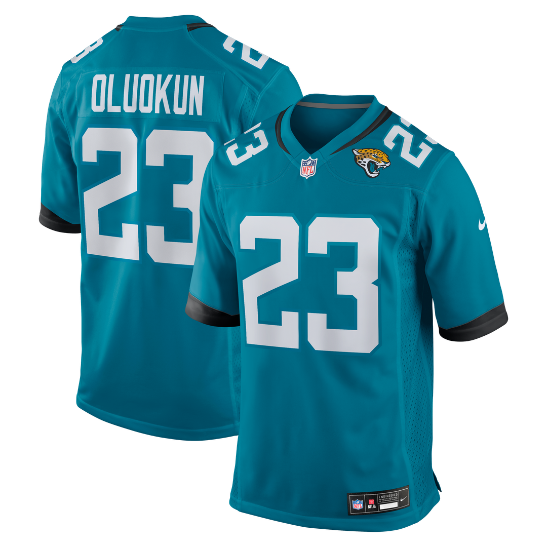 Foyesade Oluokun Jacksonville Jaguars Nike Game Player Official Jersey - Teal