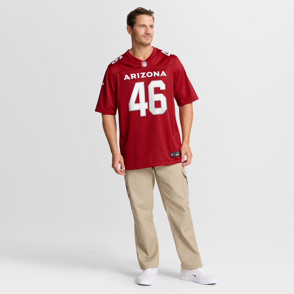 Aaron Brewer Arizona Cardinals Nike Team Game Jersey - Cardinal