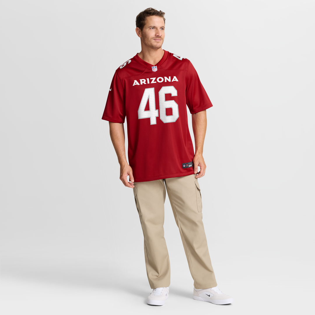 Aaron Brewer Arizona Cardinals Nike Team Game Jersey - Cardinal