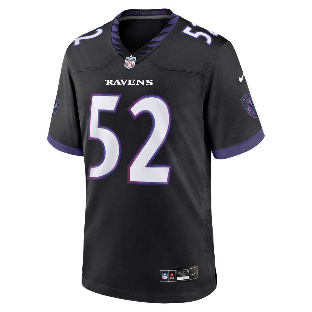 Ray Lewis Baltimore Ravens Nike Alternate Retired Player Game Official Jersey - Black