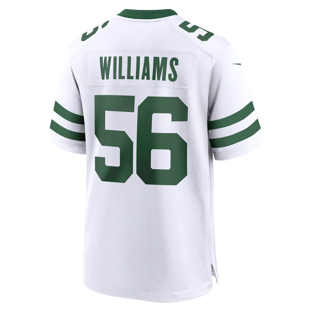 Quincy Williams New York Jets Nike Game Official Jersey - Legacy White