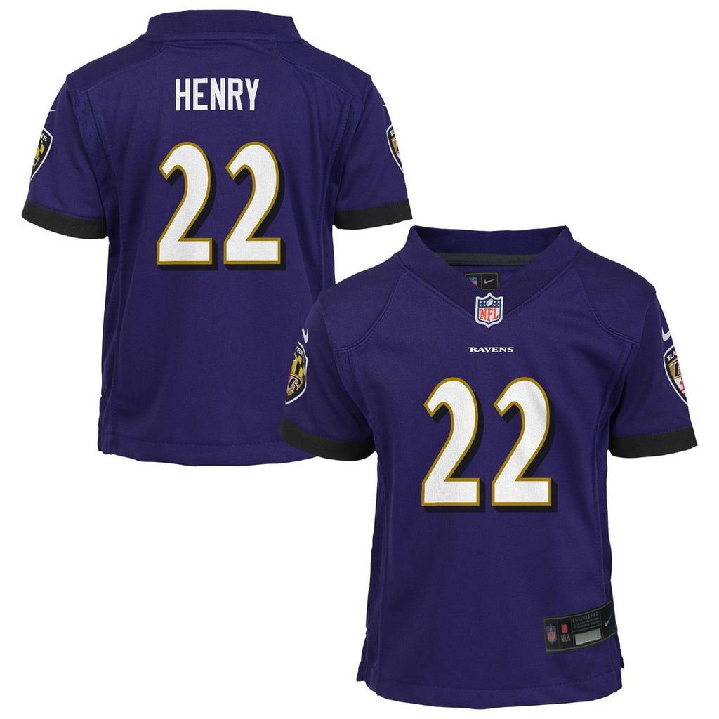 Derrick Henry Baltimore Ravens Nike Infant Team  Player Game Official Jersey - Purple